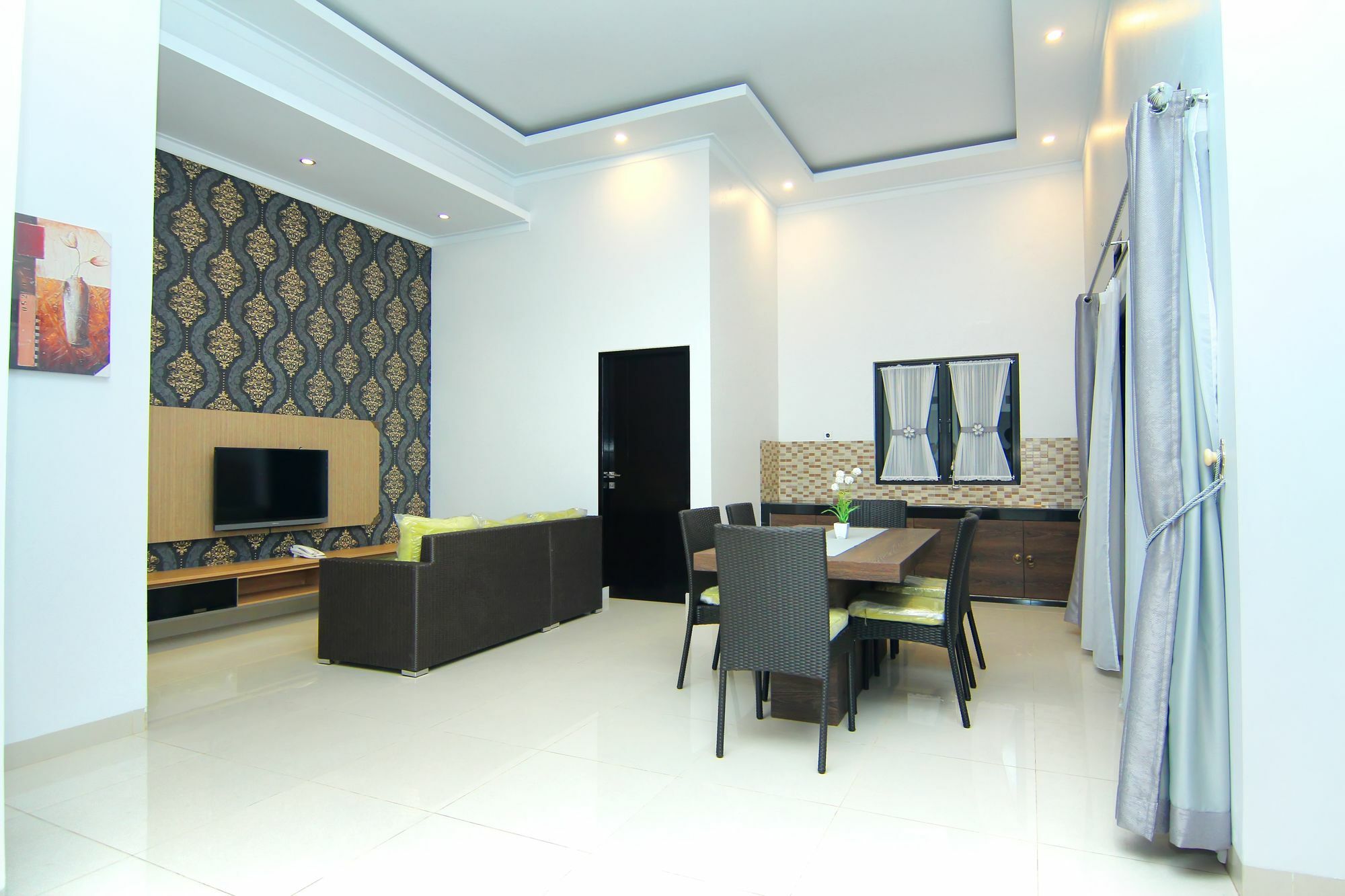 The Baliview Luxury Villas & Resto Pekanbaru Bagian luar foto